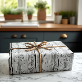 Rustikales Barnwood Geschenkpapier