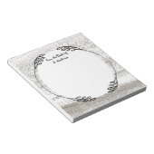 Rustikales Barnwood-Muster Notizblock (angewinkelt)