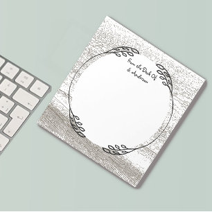 Rustikales Barnwood-Muster Notizblock