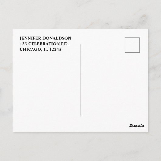 Rustikales Barnwood Sonnenblume Kinderdusche Einla Postkarte (Rückseite)