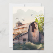 Rustikales Barrio Friendsgiving Erntedank Dinner Einladung (Rückseite)