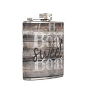 Rustikales Bartholzschiff | Flachmann (Rechts)