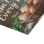 Rustikales Bauernäpfchen Schneidebrett (Ecke)