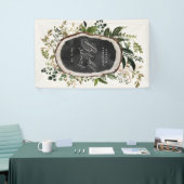 Rustikales Bauernhaus botanisches Brautparty Banner (Messeveranstaltung)