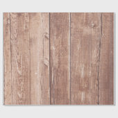 Rustikales Bauernhaus Bramble Wood Planks Decoupag Geschenkpapier (Flach)