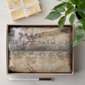 Rustikales Bauernhaus Cabin Banjo Player Decoupage Seidenpapier (Geschenk)