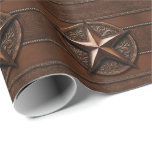 Rustikales Bauernhaus Cowboy Western Country Texas Geschenkpapier<br><div class="desc">Mit unserem rustikalen Cowboy Western Country Texas Star Wrapping Paper verwöhnen Sie Ihre Geschenke stilvoll. Dieses hochwertige Packpapier mit einem schönen Texas-Sterndesign verleiht jedem Geschenk eine Touch Western Charme. Ideal für Geburtstage, Ferien oder besondere Anlässe, ergänzt es rustikale, Bauernhäuser und landschaftliche Feste. Aus robustem Papier gefertigt, sorgt es für eine...</div>