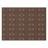 Rustikales Bauernhaus Cowboy Western Country Texas Tischdecke (Vorderseite (Horizontal))