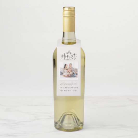 Rustikales Bauernhaus des Fotos der frohsten Flaschenanhänger (Auf Flasche)