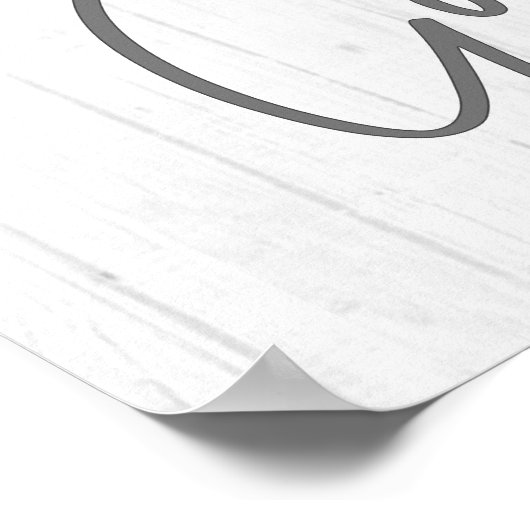 Rustikales Bauernhaus Eine saubere Schüssel ist un Poster (Ecke)