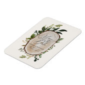 Rustikales Bauernhaus elegante Herbstauszeit Magnet (Linke Seite)