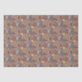 Rustikales Bauernhaus Fall Pilze herbeirufen Dekou Seidenpapier (Vorderseite)