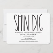 Rustikales Bauernhaus Geburtstagsparty Einladung F (Vorderseite)