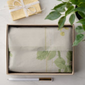 Rustikales Bauernhaus Gelbe Rosen auf Trellis Seidenpapier (Geschenk)