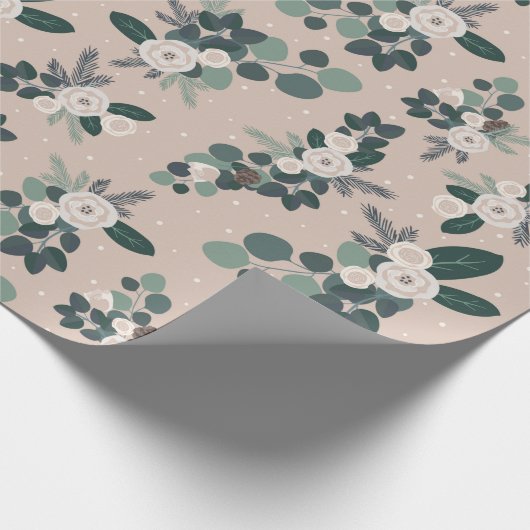 Rustikales Bauernhaus Geschenkpapier (Ecke)