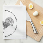 Rustikales Bauernhaus Geschirrtuch (Viertel Falte)