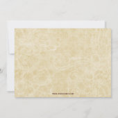 Rustikales Bauernhaus Glas Bridal Dusche Einladung (Rückseite)