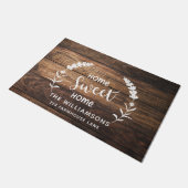 Rustikales Bauernhaus Holz Custom Doormat Fußmatte (Schrägansicht)