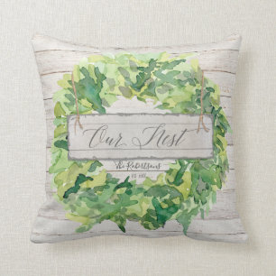 Rustikales Bauernhaus Holz Unser Nest Grünreath Kissen