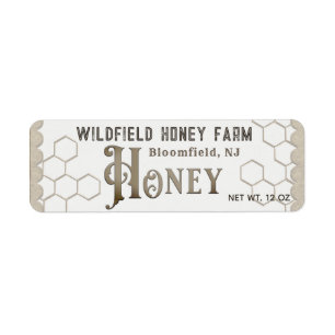 Rustikales Bauernhaus Honeycomb Scalloped Kraft Ho