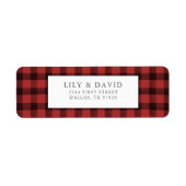 Rustikales Bauernhaus Hütte Roter Karo Kariert (Vorne)