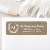 Rustikales Bauernhaus Laurels Imitate Burlap (Insitu)