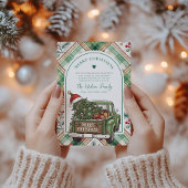 Rustikales Bauernhaus LKW Arte Weihnachten