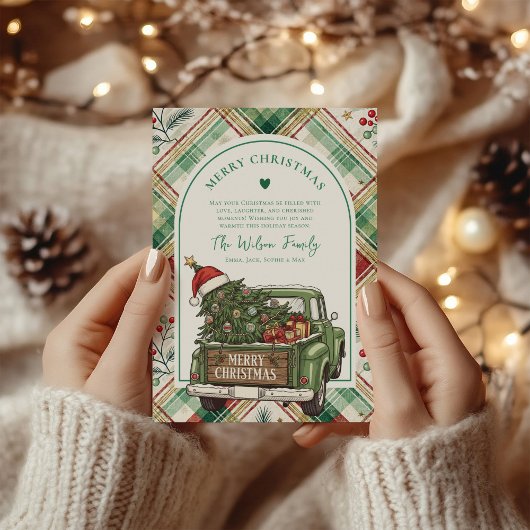 Rustikales Bauernhaus LKW Arte Weihnachten