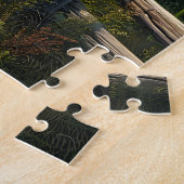 Rustikales Bauernhaus mit Cornfield Ai Art Puzzle (Seite)