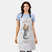 Rustikales Bauernhaus Name Küche Schürze (Getragen)