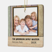 Rustikales Bauernhaus Planks Familienurlaub Foto Keramikornament (Links)