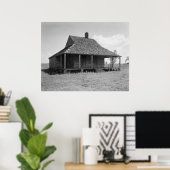 Rustikales Bauernhaus Poster (Heimbüro)