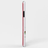 Rustikales Bauernhaus Roter Stein Weihnachtsbaum Case-Mate iPhone Hülle (Hinten/Rechts)