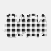 rustikales Bauernhaus Schwarz-weißes Büffel karier Geschenkschachtel (Ungefaltet)