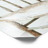 Rustikales Bauernhaus Spindle Stuhl Fotodruck (Ecke)