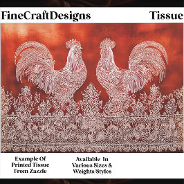 Rustikales Bauernhaus Spitzenreiter EJ9 Decoupage Seidenpapier