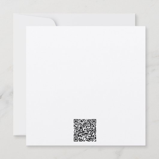 Rustikales Bauernhaus Stall Skript QR Code Brautpa (Rückseite)