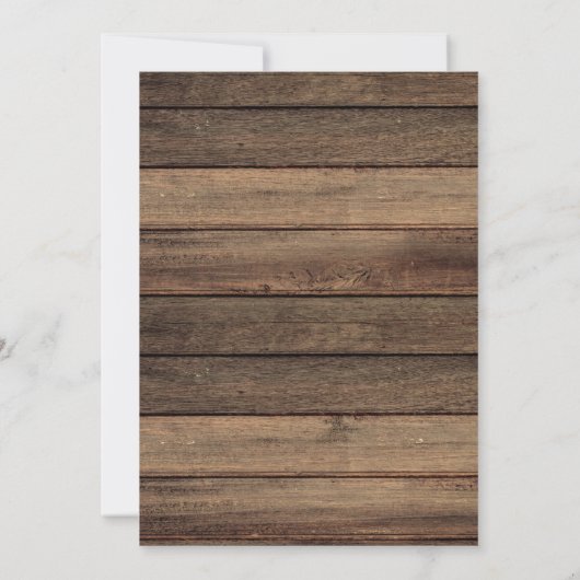 Rustikales Bauernhaus String Lights Probe Dinner Einladung (Rückseite)