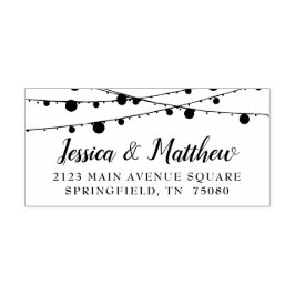 Rustikales Bauernhaus Twinkling Light Self-Inking Permastempel