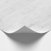 Rustikales Bauernhaus-Umhängung gestrichenes Weißh Geschenkpapier (Ecke)