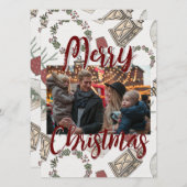 Rustikales Bauernhaus Weihnachten (Vorne/Hinten)