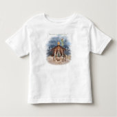 Rustikales Bauernhaus Weihnachten Traditionelle Ge Kleinkind T-shirt (Vorderseite)