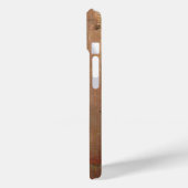 rustikales Bauernhaus Western Braunholz Case-Mate iPhone Hülle (Rückseite / Links)