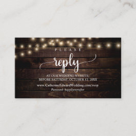 Rustikales Bauernholz, Saitenleuchten, Online-UAWG Begleitkarte