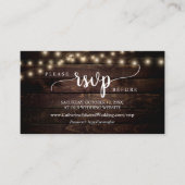 Rustikales Bauernholz, Saitenleuchten, Online-UAWG Begleitkarte (Vorderseite)