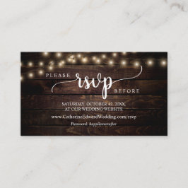 Rustikales Bauernholz, Saitenleuchten, Online-UAWG Begleitkarte