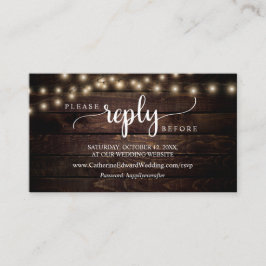 Rustikales Bauernholz, Saitenleuchten, Online-UAWG Begleitkarte