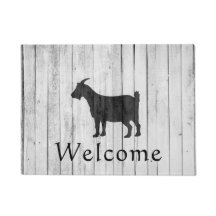 Rustikales Bauernschiff Begrüßung Holzplatte