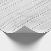 Rustikales Bauernschiff mit gestrichenem Weißholz  Geschenkpapier (Ecke)