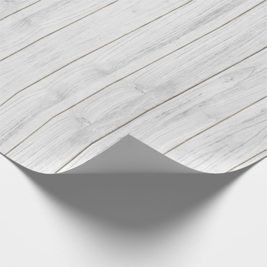 Rustikales Bauernschiff mit gestrichenem Weißholz  Geschenkpapier (Ecke)